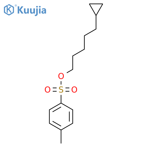 5-Cyclopropylpentyl 4-methylbenzene-1-sulfonate structure