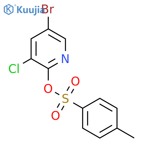 5-Bromo-3-chloropyridin-2-yl 4-methylbenzene-1-sulfonate structure