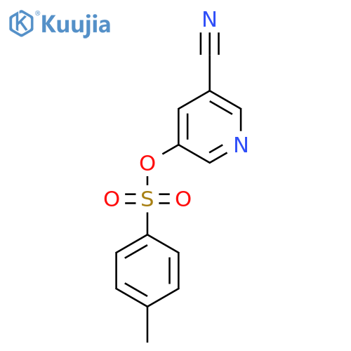 5-Cyanopyridin-3-yl 4-methylbenzene-1-sulfonate structure