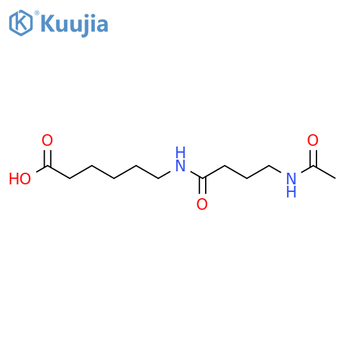 6-(4-Acetamidobutanamido)hexanoic acid structure