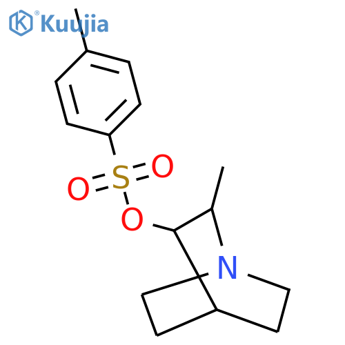 2-Methyl-1-azabicyclo[2.2.2]octan-3-yl 4-methylbenzene-1-sulfonate structure