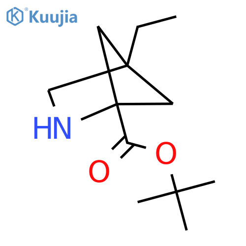 Tert-butyl 4-ethyl-2-azabicyclo[2.1.1]hexane-1-carboxylate structure