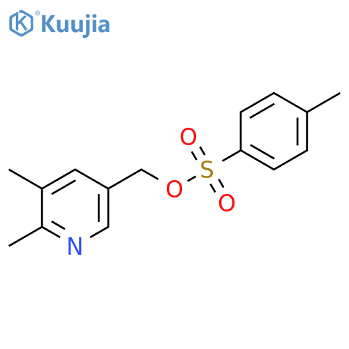 (5,6-Dimethylpyridin-3-yl)methyl 4-methylbenzene-1-sulfonate structure