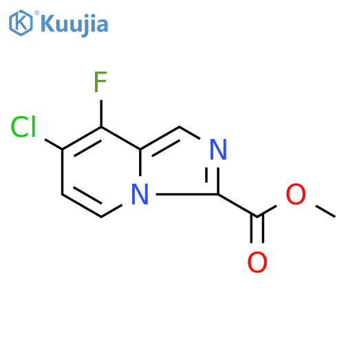 Methyl 7-chloro-8-fluoroimidazo[1,5-a]pyridine-3-carboxylate structure
