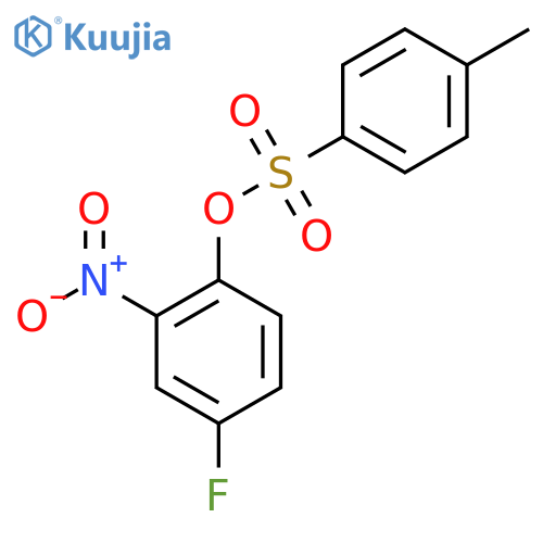 4-Fluoro-2-nitrophenyl 4-methylbenzene-1-sulfonate structure