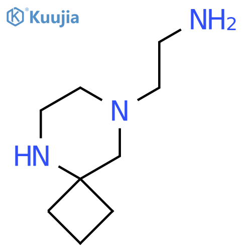 2-{5,8-Diazaspiro[3.5]nonan-8-yl}ethan-1-amine structure