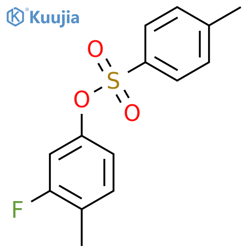 3-Fluoro-4-methylphenyl 4-methylbenzene-1-sulfonate structure