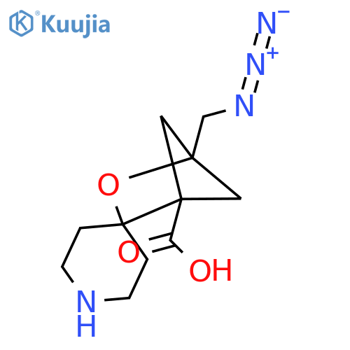 4-(azidomethyl)-3-oxaspirobicyclo2.1.1hexane-2,4'-piperidine-1-carboxylic acid structure