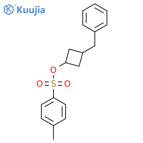 3-Benzylcyclobutyl 4-methylbenzene-1-sulfonate structure