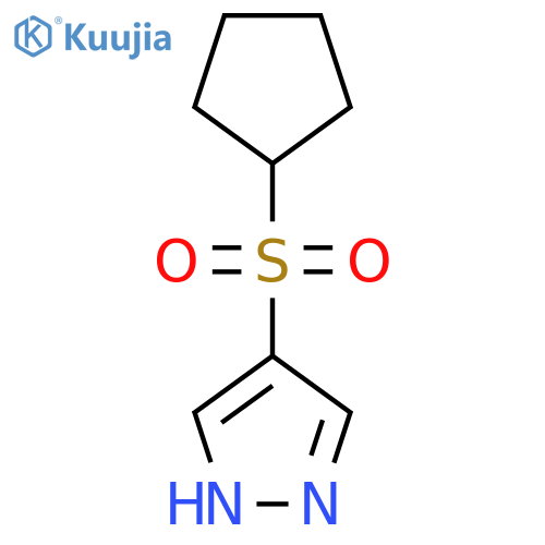 4-(cyclopentanesulfonyl)-1H-pyrazole structure