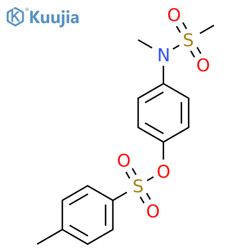 4-(N-methylmethanesulfonamido)phenyl 4-methylbenzene-1-sulfonate structure