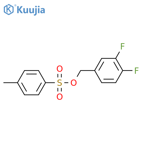 (3,4-Difluorophenyl)methyl 4-methylbenzene-1-sulfonate structure