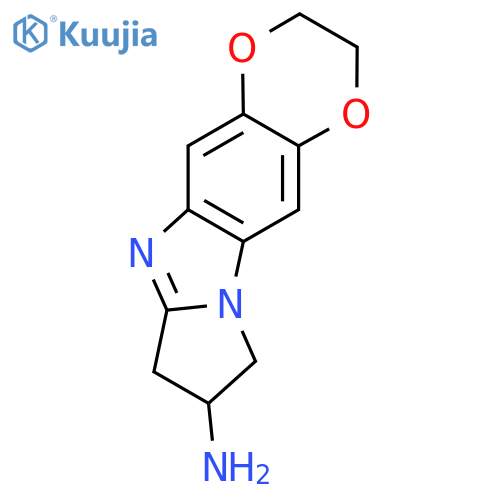 4,7-Dioxa-11,16-diazatetracyclo[8.6.0.0^{3,8}.0^{11,15}]hexadeca-1,3(8),9,15-tetraen-13-amine structure