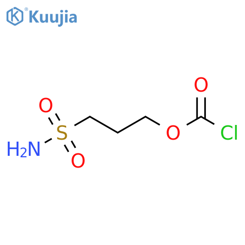3-[(Chlorocarbonyl)oxy]propane-1-sulfonamide structure