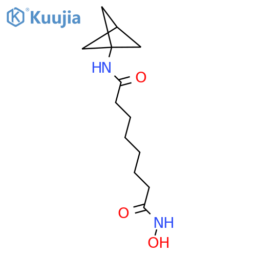 N'-{bicyclo[1.1.1]pentan-1-yl}-N-hydroxyoctanediamide structure