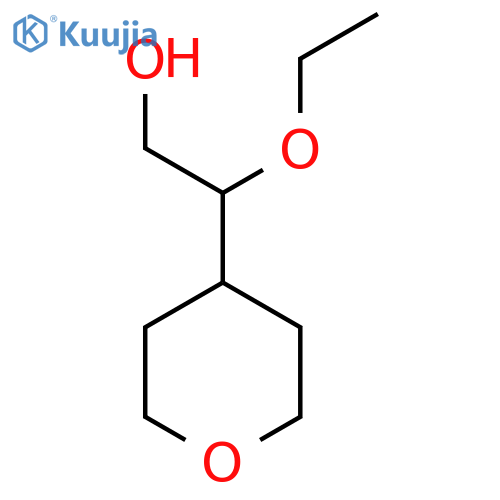 2-Ethoxy-2-(oxan-4-yl)ethan-1-ol structure
