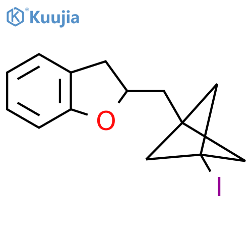 2-({3-Iodobicyclo[1.1.1]pentan-1-yl}methyl)-2,3-dihydro-1-benzofuran structure