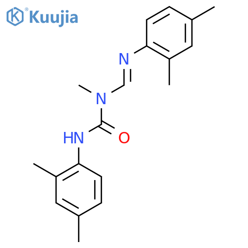 1-(2,4-dimethylphenyl)-3-[(E)-[(2,4-dimethylphenyl)imino]methyl]-3-methylurea structure