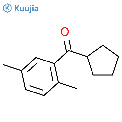 Cyclopentyl 2,5-dimethylphenyl ketone structure