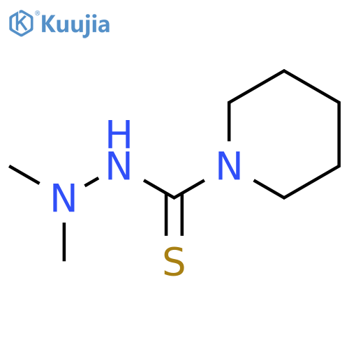 1-Piperidinecarbothioic acid, 2,2-dimethylhydrazide structure