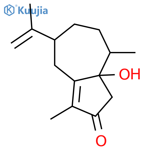 1-Hydroxy-4,11-guaiadien-3-one; (1β,10β)-form structure