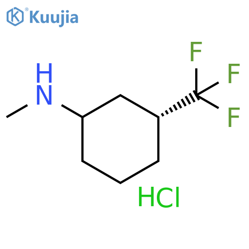 (1S, 3R)-Methyl-(3-trifluoromethyl-cyclohexyl)-amine hydrochloride structure