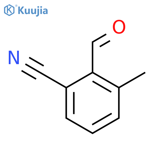 Benzonitrile,2-formyl-3-methyl- structure