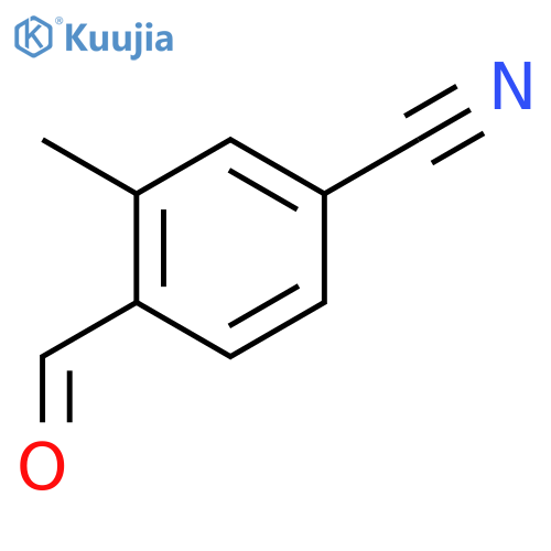 4-Formyl-3-methylbenzonitrile structure