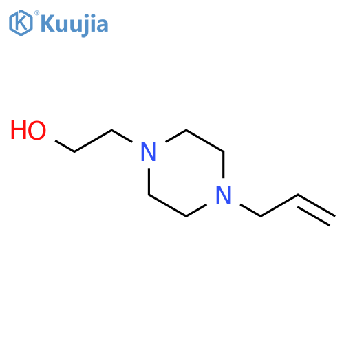 1-Allyl-4-(2-hydroxyethyl)-piperazine structure