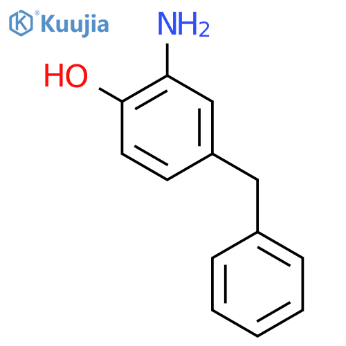 2-Amino-4-benzylphenol structure