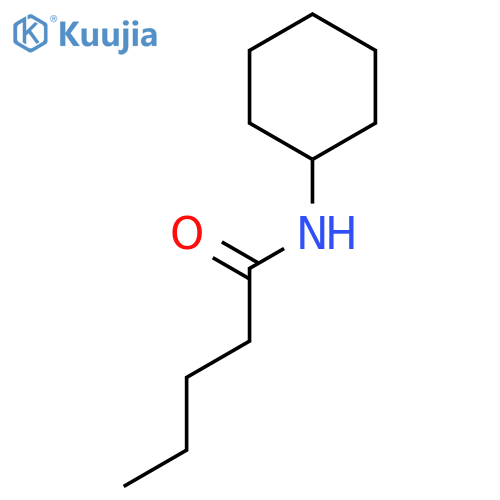 Pentanamide,N-cyclohexyl- structure