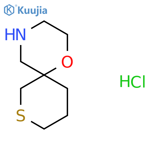 1-Oxa-8-thia-4-azaspiro[5.5]undecane hydrochloride structure