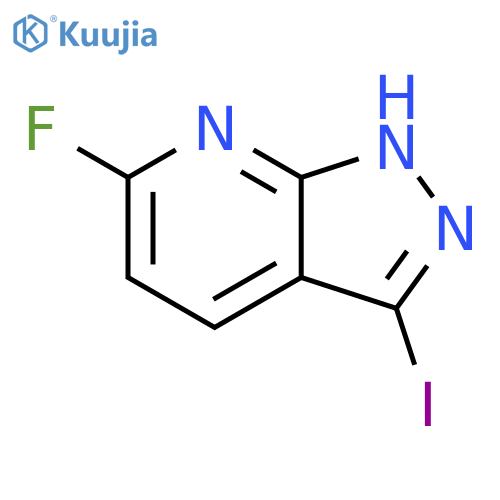 1H-Pyrazolo[3,4-b]pyridine, 6-fluoro-3-iodo- structure