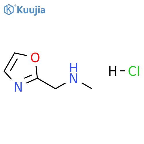 2-Oxazolemethanamine, N-methyl-, hydrochloride (1:1) structure