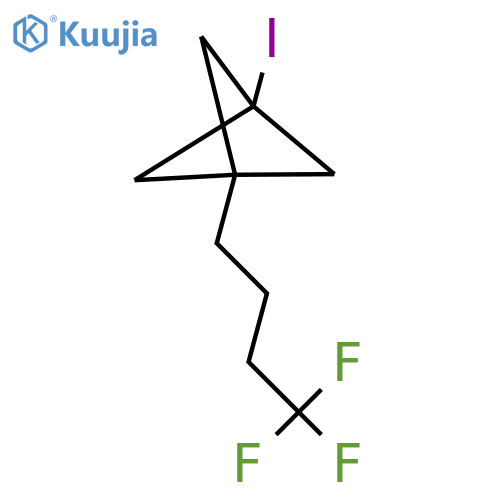 1-Iodo-3-(4,4,4-trifluorobutyl)bicyclo[1.1.1]pentane structure