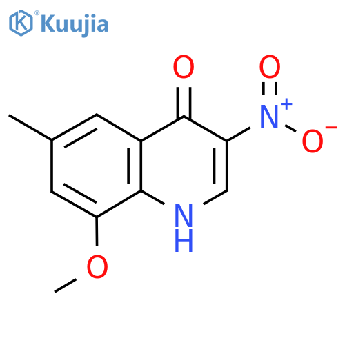 8-Methoxy-6-methyl-3-nitroquinolin-4-ol structure