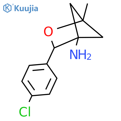 3-(4-Chlorophenyl)-1-methyl-2-oxabicyclo[2.1.1]hexan-4-amine structure