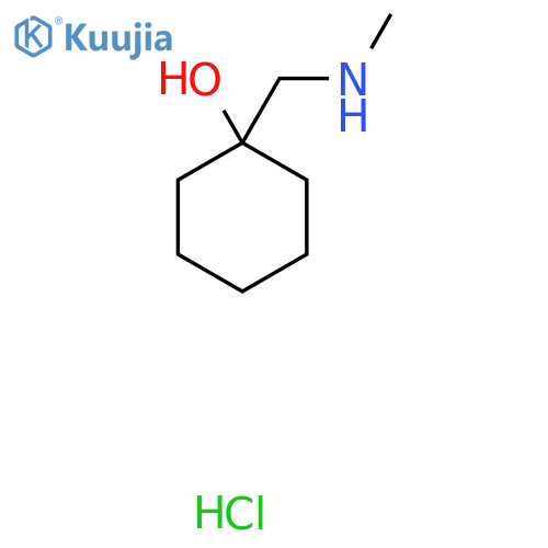 1-[(Methylamino)methyl]cyclohexan-1-ol hydrochloride structure