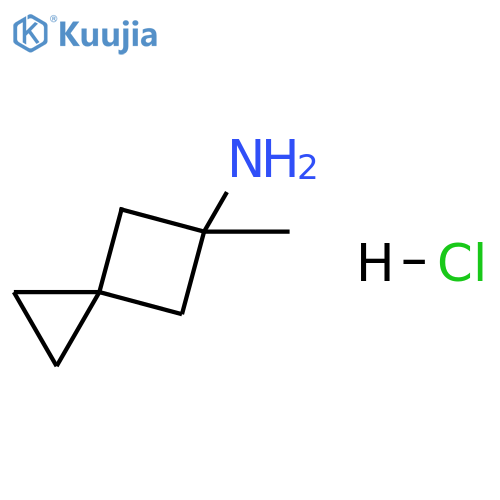Spiro[2.3]hexan-5-amine, 5-methyl-, hydrochloride (1:1) structure