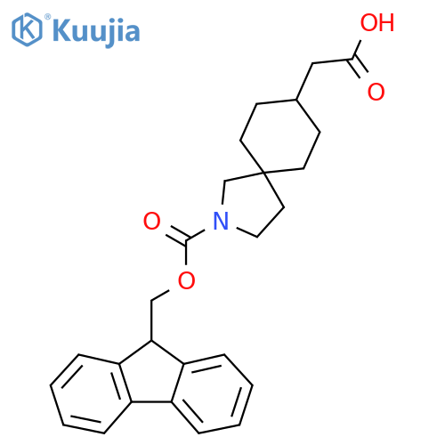 2-[(5r,8r)-2-{[(9H-fluoren-9-yl)methoxy]carbonyl}-2-azaspiro[4.5]decan-8-yl]acetic acid structure