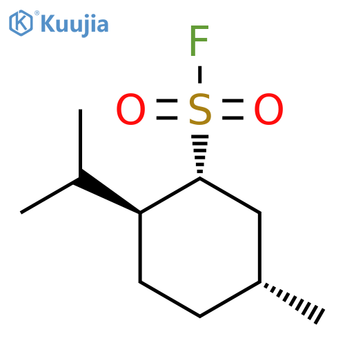 (1R,2S,5R)-5-methyl-2-(propan-2-yl)cyclohexane-1-sulfonyl fluoride structure