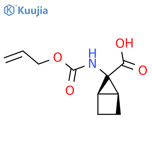 (1R,4S,5S)-5-{[(prop-2-en-1-yloxy)carbonyl]amino}bicyclo[2.1.0]pentane-5-carboxylic acid structure