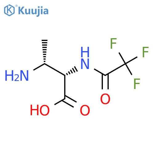 (2S,3R)-3-amino-2-(2,2,2-trifluoroacetamido)butanoic acid structure