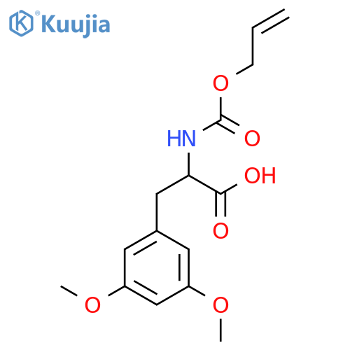 3-(3,5-Dimethoxyphenyl)-2-{[(prop-2-en-1-yloxy)carbonyl]amino}propanoic acid structure