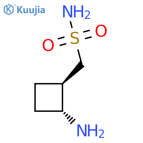 rac-[(1R,2R)-2-aminocyclobutyl]methanesulfonamide structure