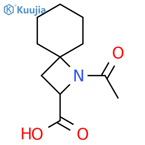 1-Acetyl-1-azaspiro[3.5]nonane-2-carboxylic acid structure
