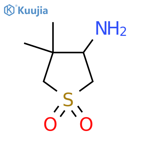 4-Amino-3,3-dimethyl-1lambda6-thiolane-1,1-dione structure