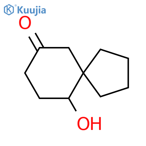 10-hydroxyspiro4.5decan-7-one structure