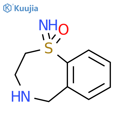 1-Imino-2,3,4,5-tetrahydro-1lambda6,4-benzothiazepin-1-one structure