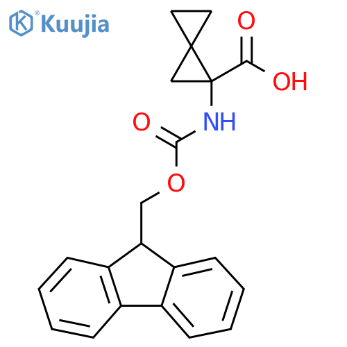 1-({(9H-fluoren-9-yl)methoxycarbonyl}amino)spiro2.2pentane-1-carboxylic acid structure